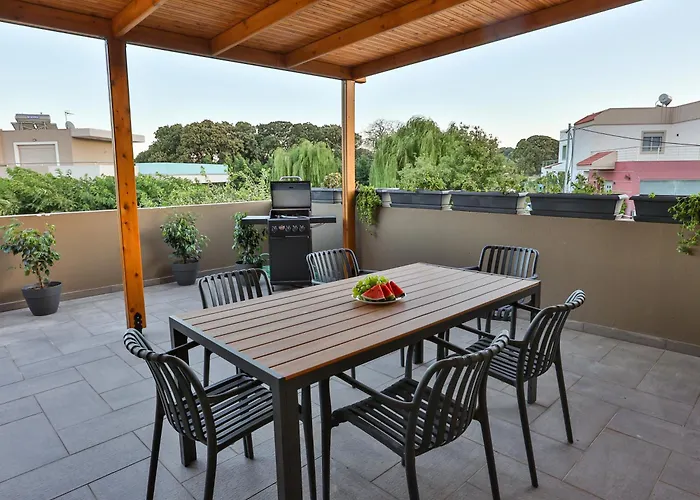 아파트 Bliss Sunrise Penthouse Asgourou