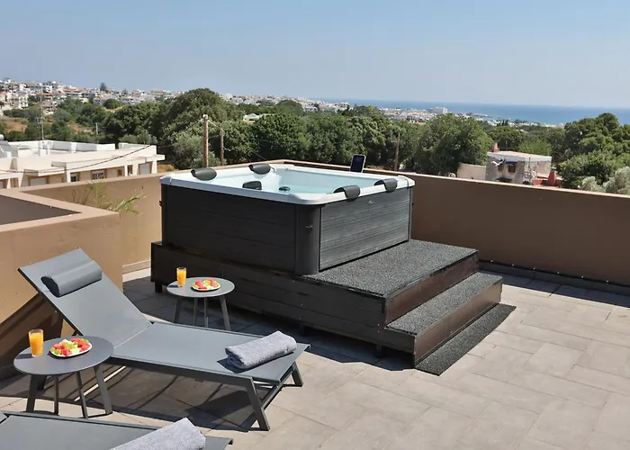 Lägenhet Bliss Sunrise Penthouse Asgourou